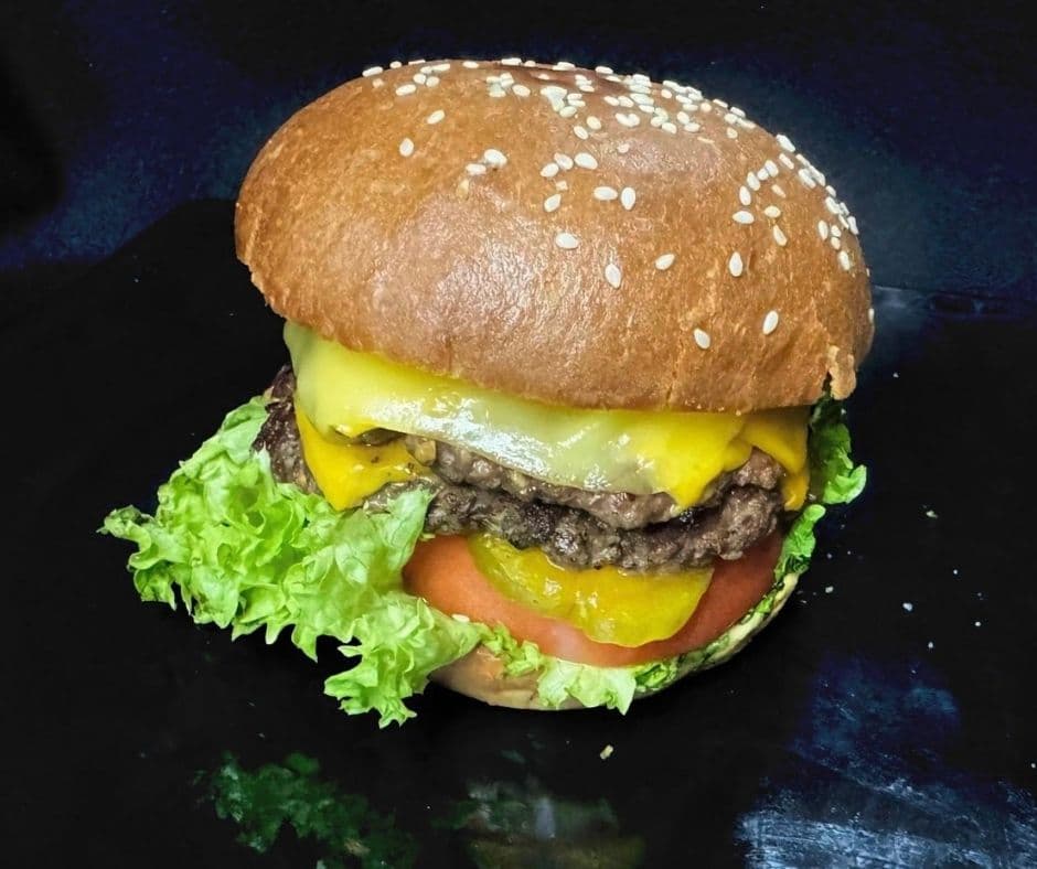 Hamburguesa Doble con Doble queso