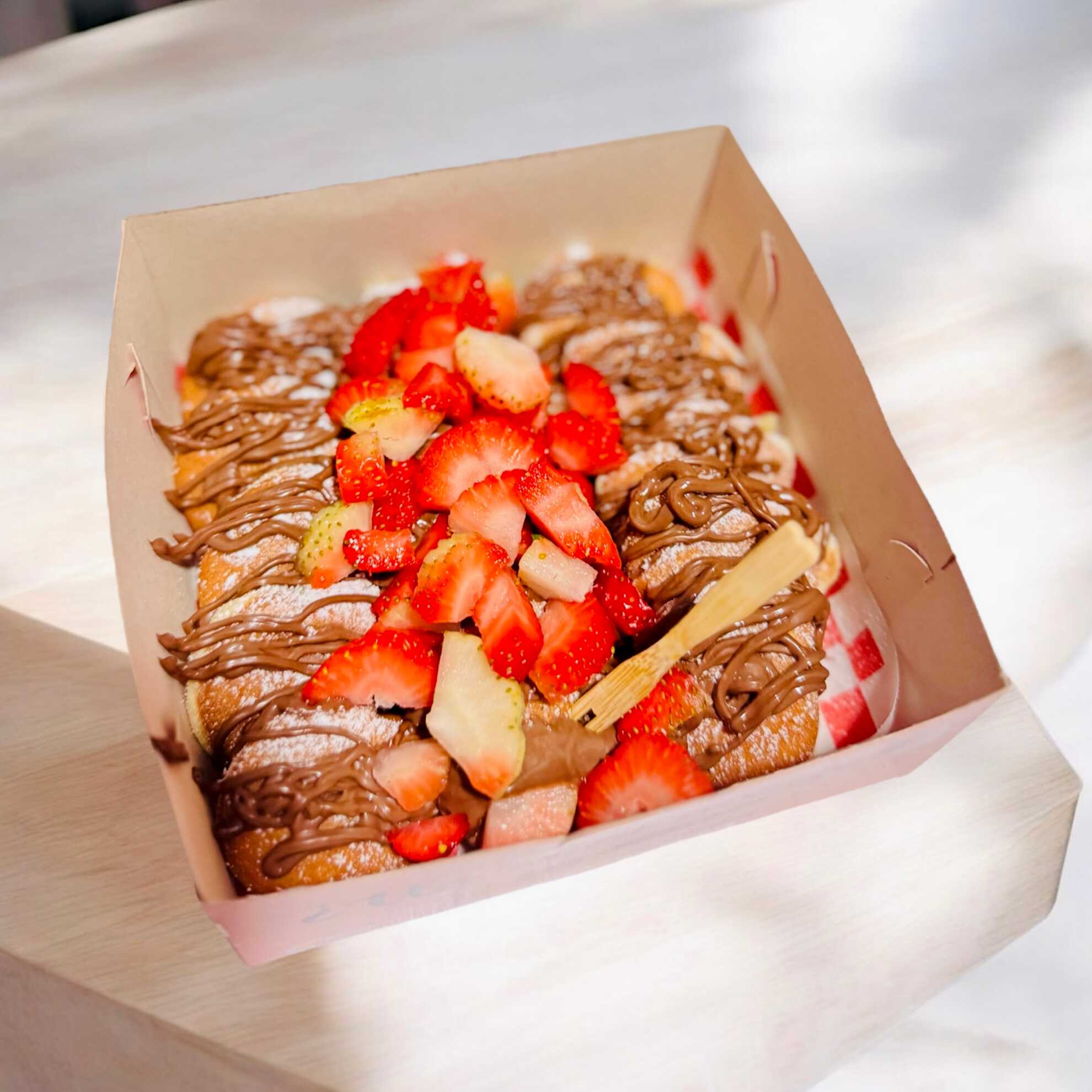 15 Mini Pancakes con 3 Toppings