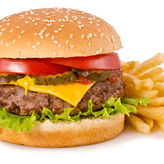 Hamburguesa con Papas