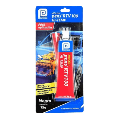 PENS SILICON RTV 100 HI TEMP COLOR NEGRO