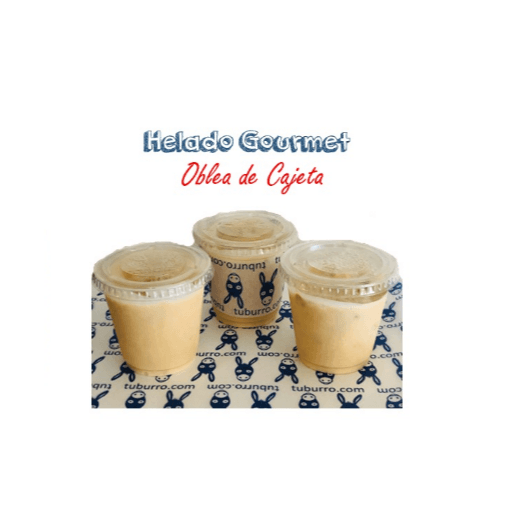 Helado Oblea de Cajeta