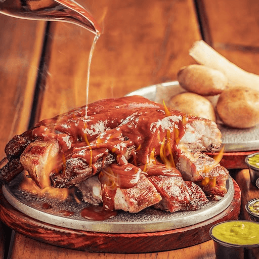 Costillas BBQ Fire para 2