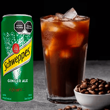 Coffe Soda Ginger Ale,   (café con soda)
