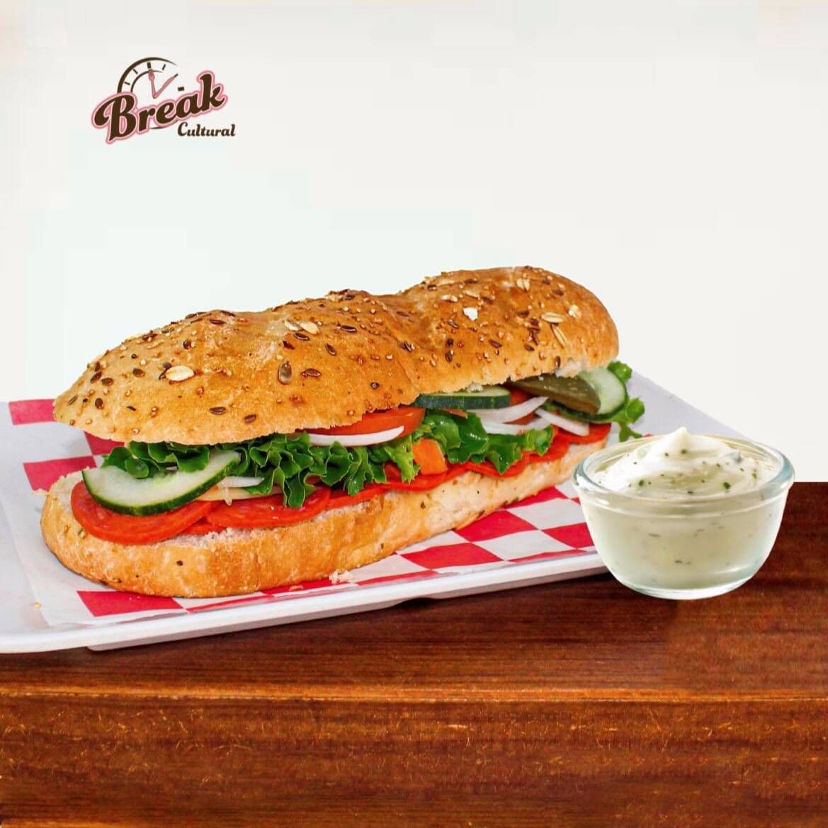 baguettte de peperoni