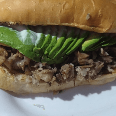 Torta de arrachera