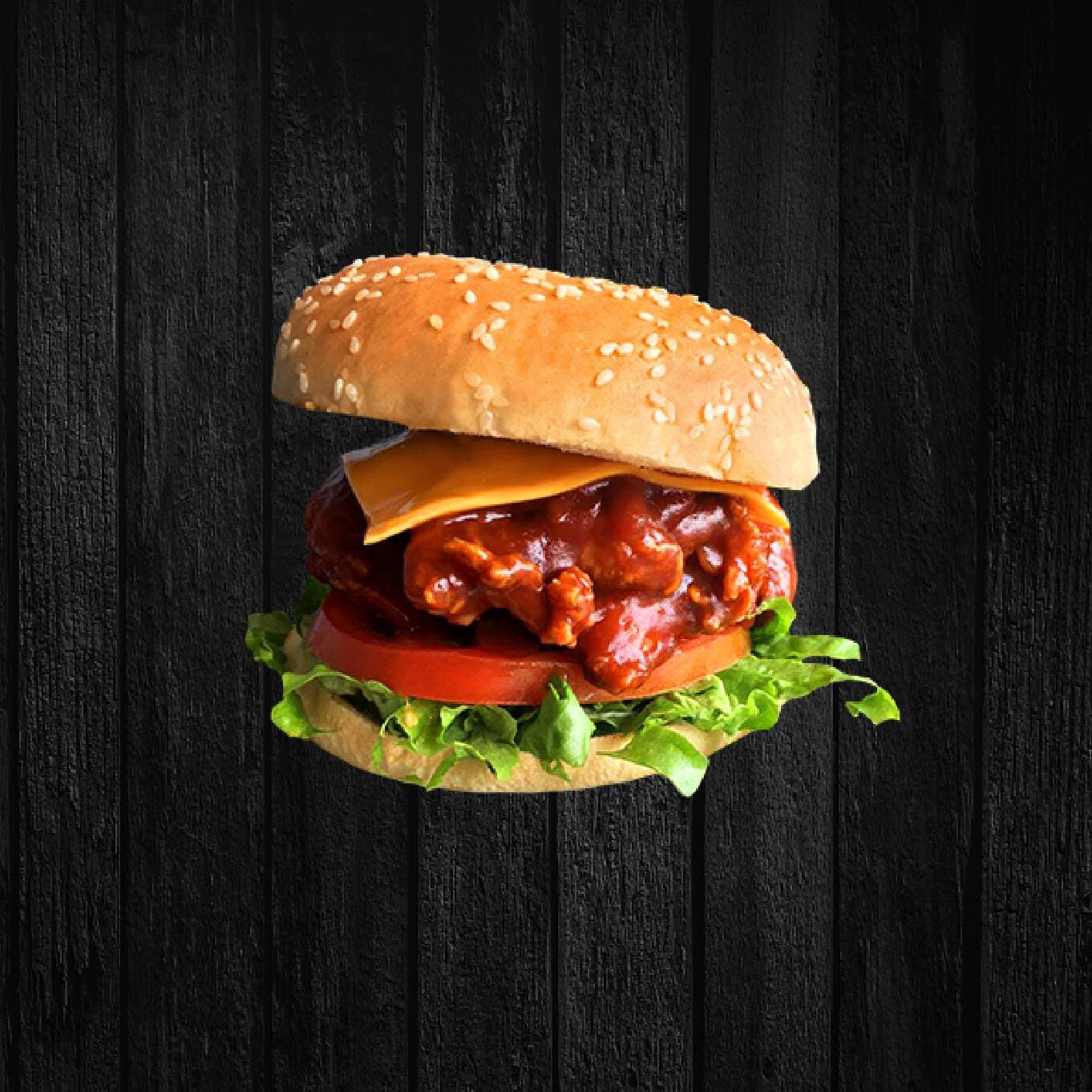 Hamburguesa BBQ Chicken