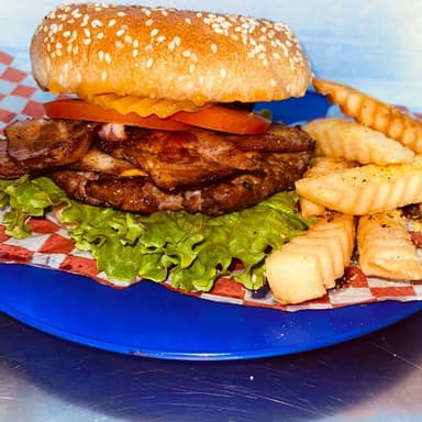 Hamburguesa con Tocino