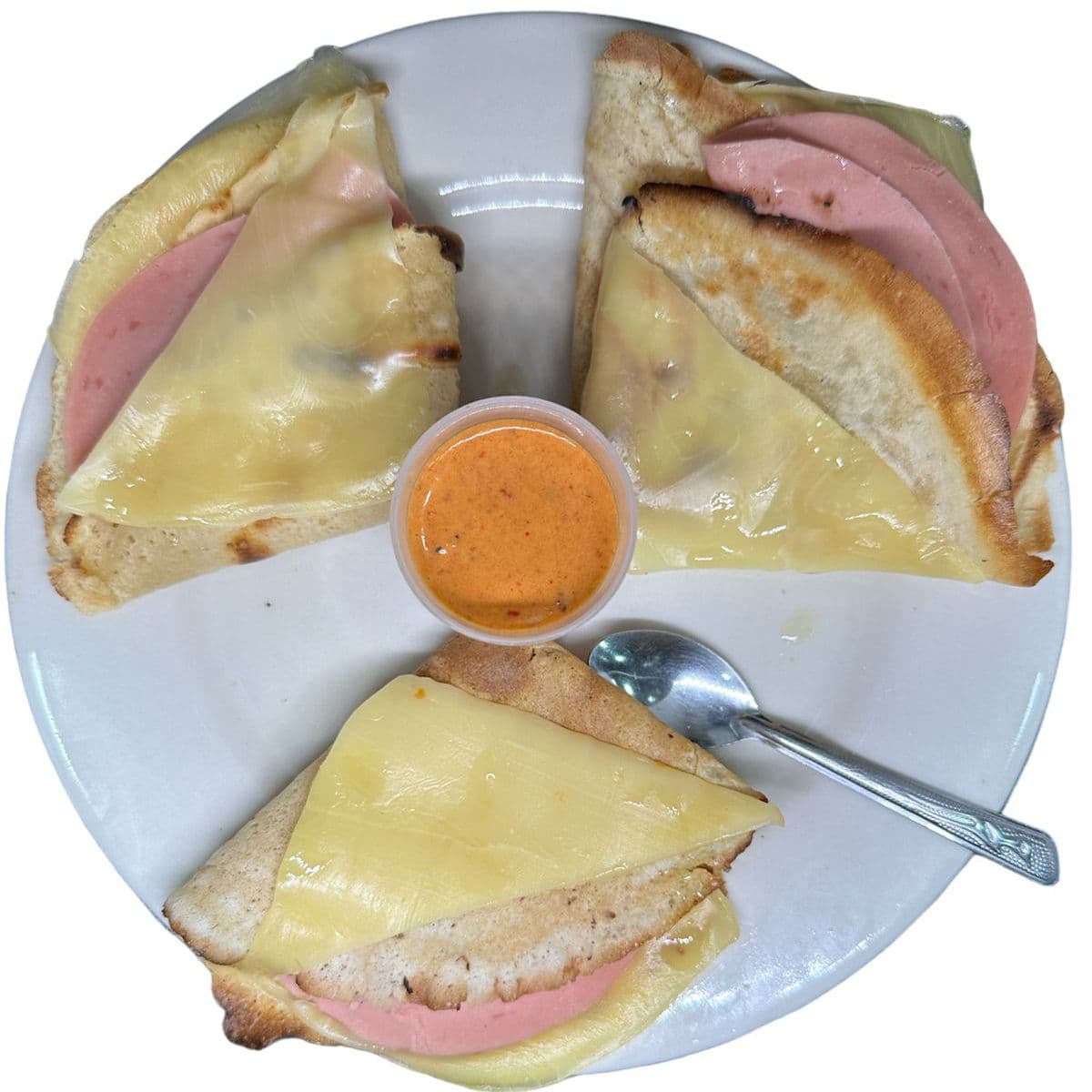 Crepa de Jamón y Queso Manchego