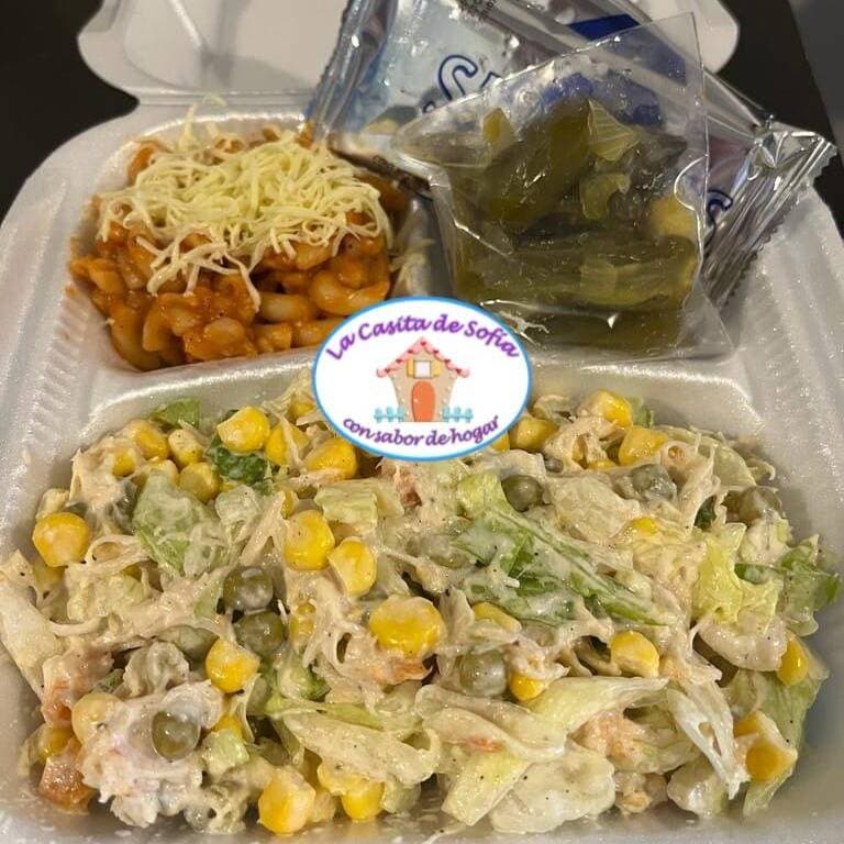 Ensalada de pollo.