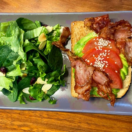 AVOCADO-BACON TOAST