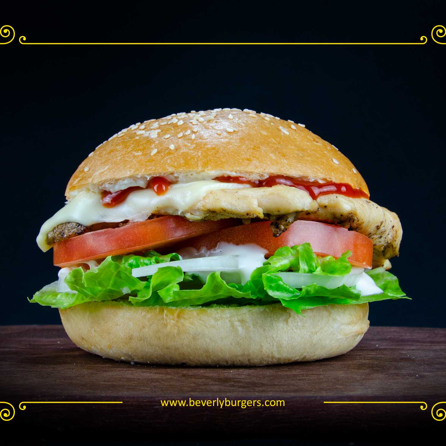 Hamburguesa de Filete Sencilla