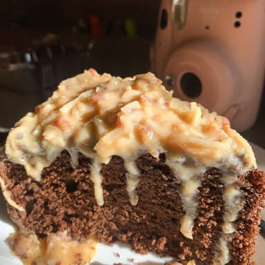 Rebanada de Pastel de Pastel Alemán