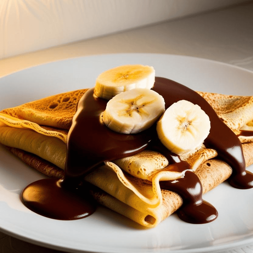 Crepa Plátano y Nutella