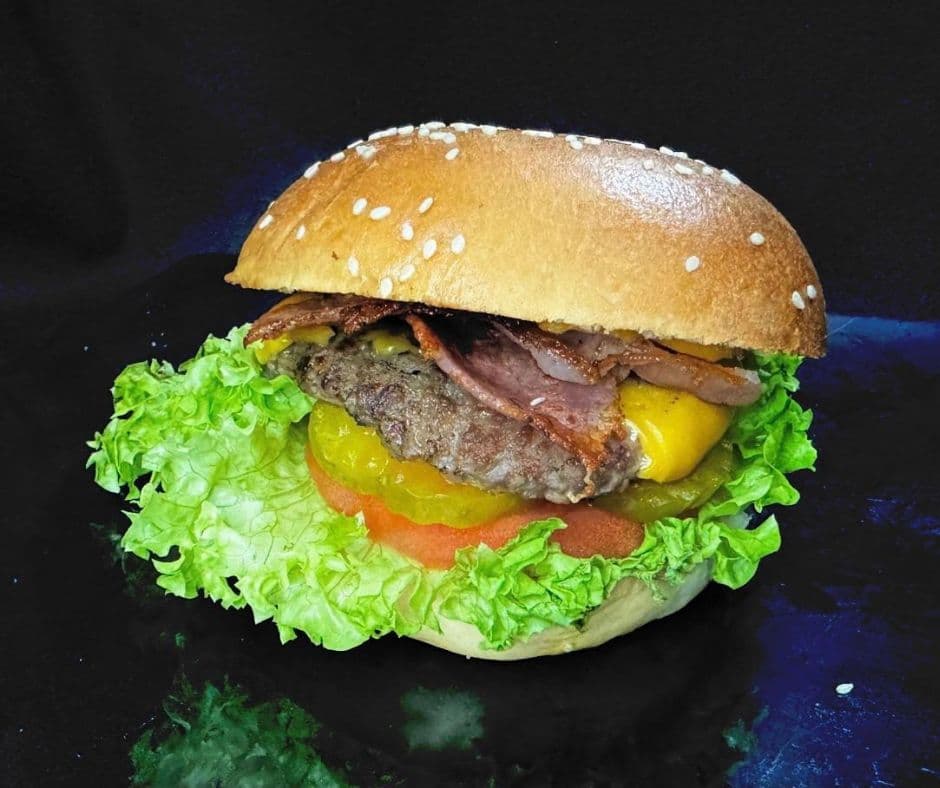 Hamburguesa con Tocino