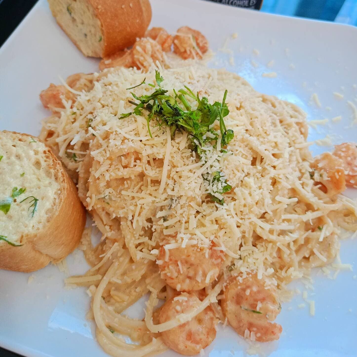 Pastas con Camaron
