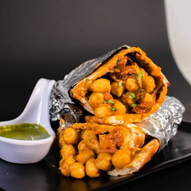 Chana (Chickpeas) Masala Burrito (Vegano)