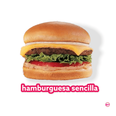 COMBO - HAMBURGUESA CON PAPAS + REFRESCO