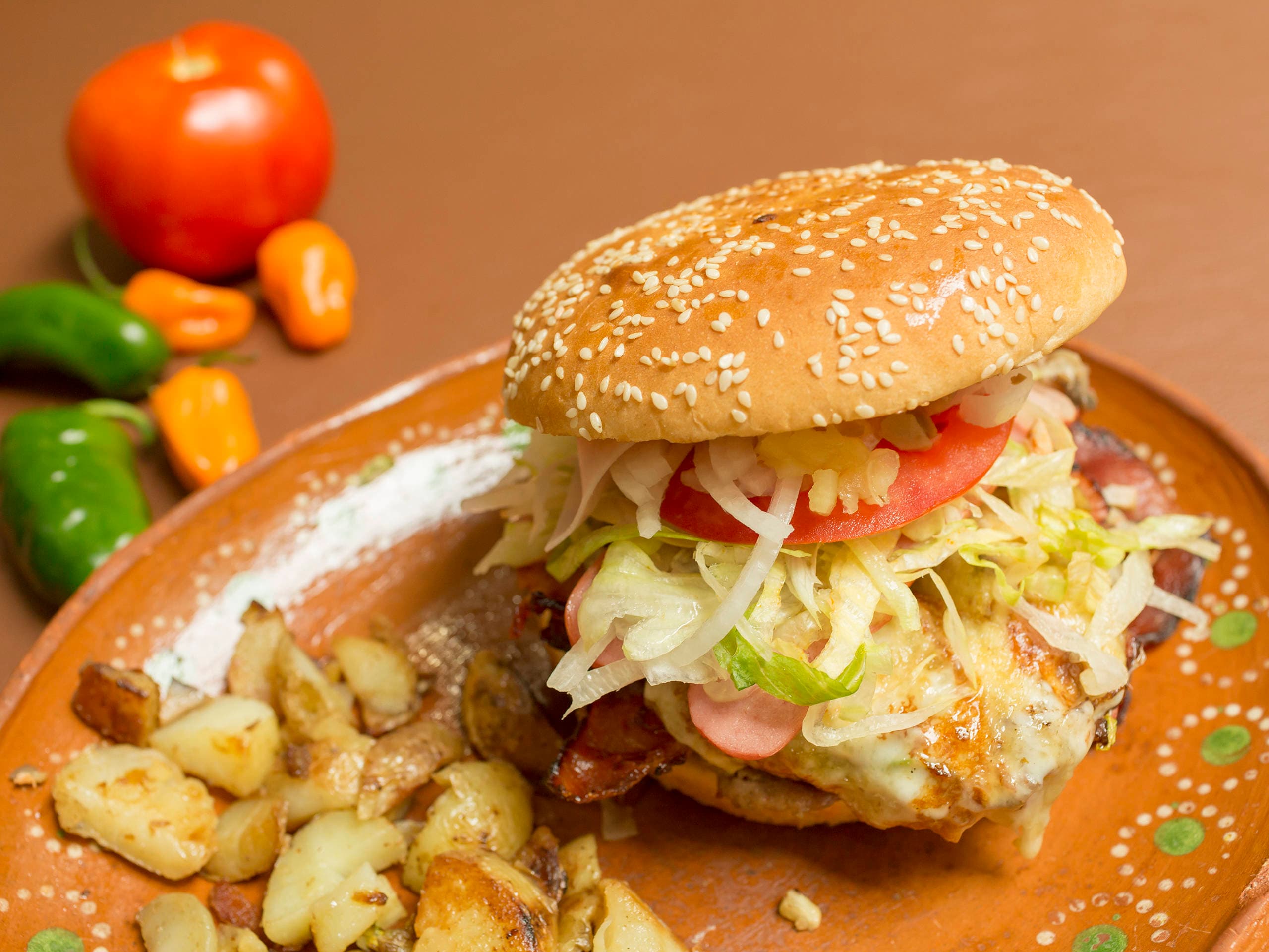 Hamburguesa Alfredos