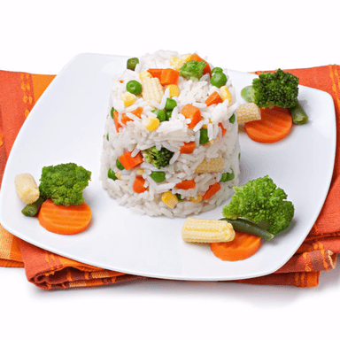 Arroz Frito con Vedura Entero  ( Sin Carne )