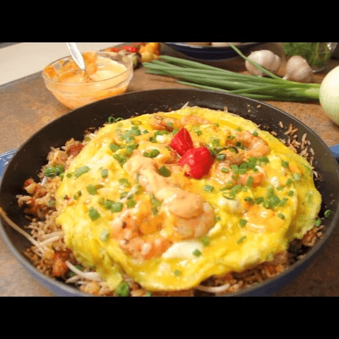 Tortilla de Langostinos