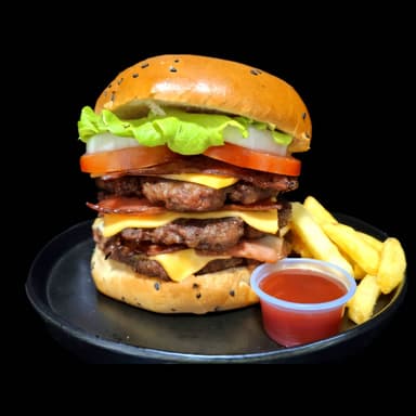 Combo Hamburguesa Triple Carne