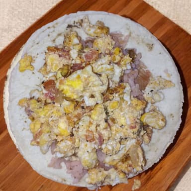 Taco de Huevo a la Mexicana