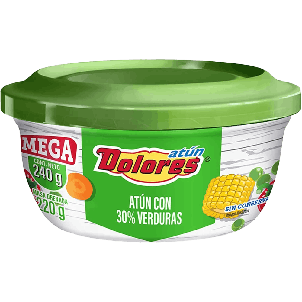 DOLORES ENSALADA CON VERDURAS MAXI CUP CAN 240gr