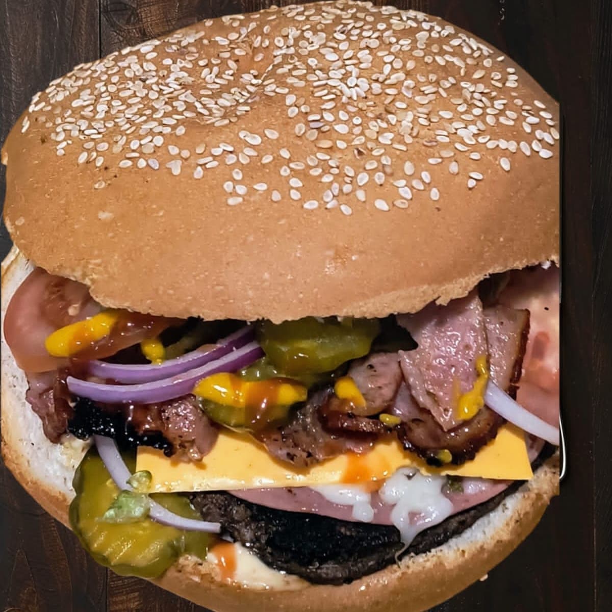 Hamburguesa de Arrachera