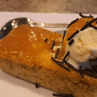 PAN DE ELOTE CON CAJETA