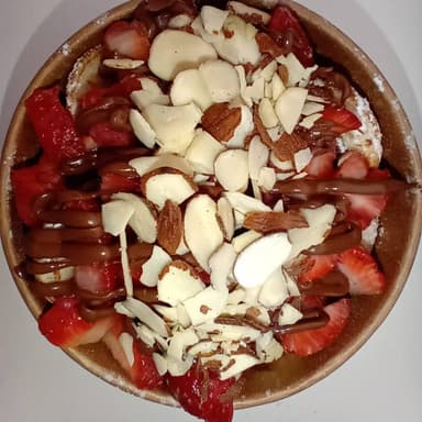 Mini Hotcakes Fresa, almendra y Nutella