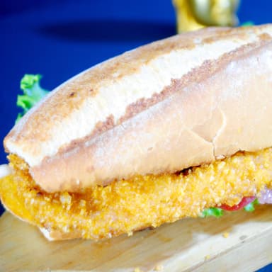 Lonche de Pollo Empanizado