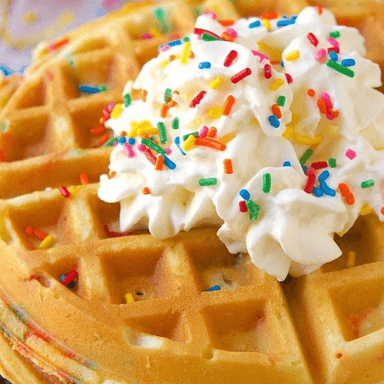 waffle chispas