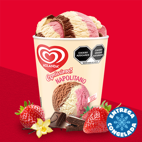 Helado Napolitano 900ML