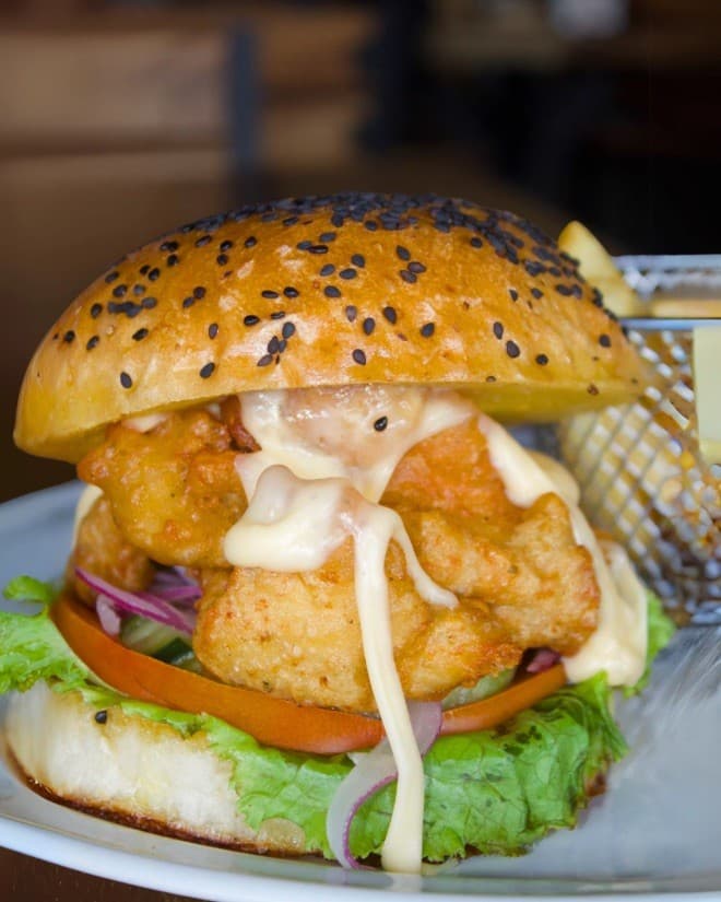 Hamburguesa de pollo