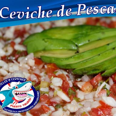 Tostada de Ceviche de Pescado