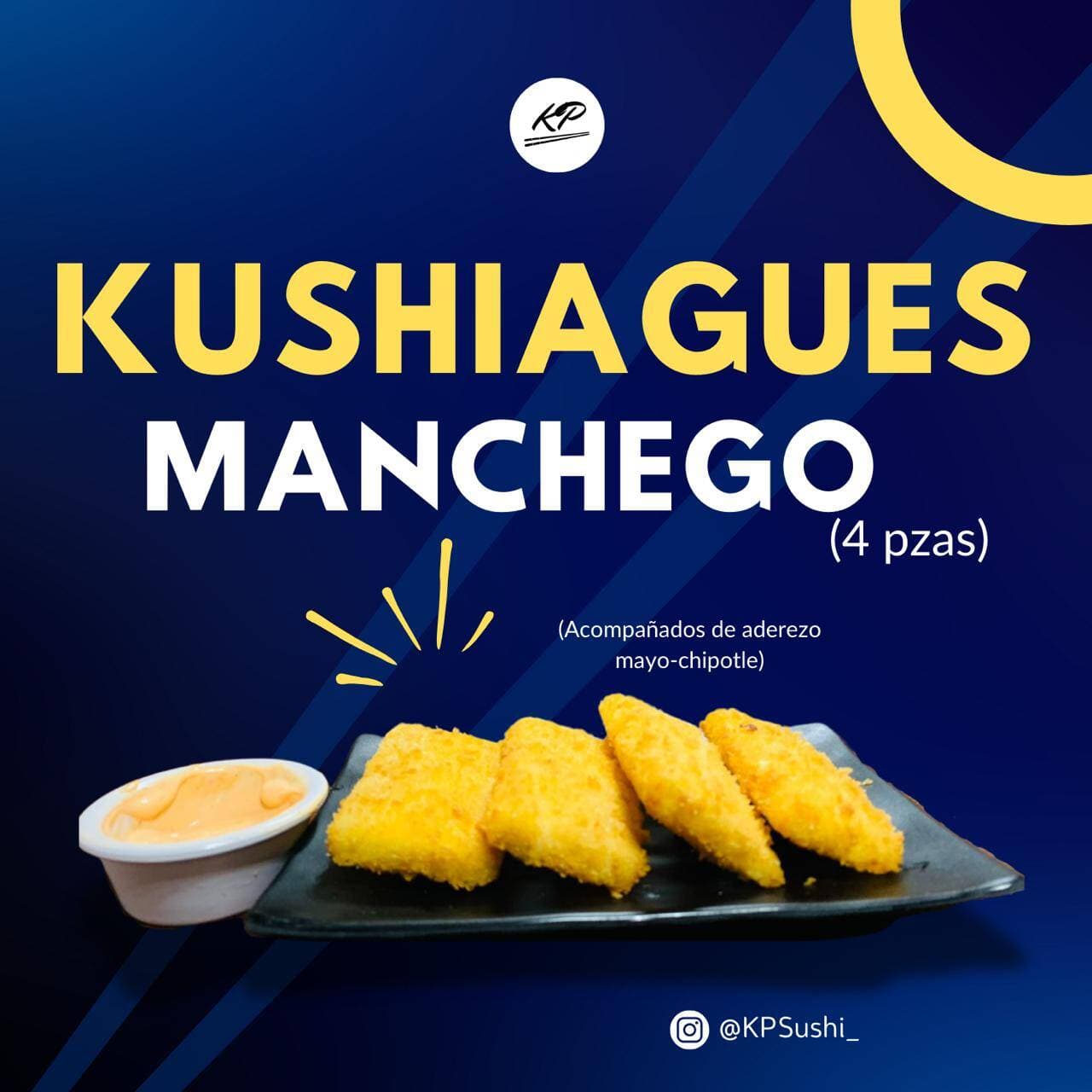 Kushiagues de Manchego 4 pzas
