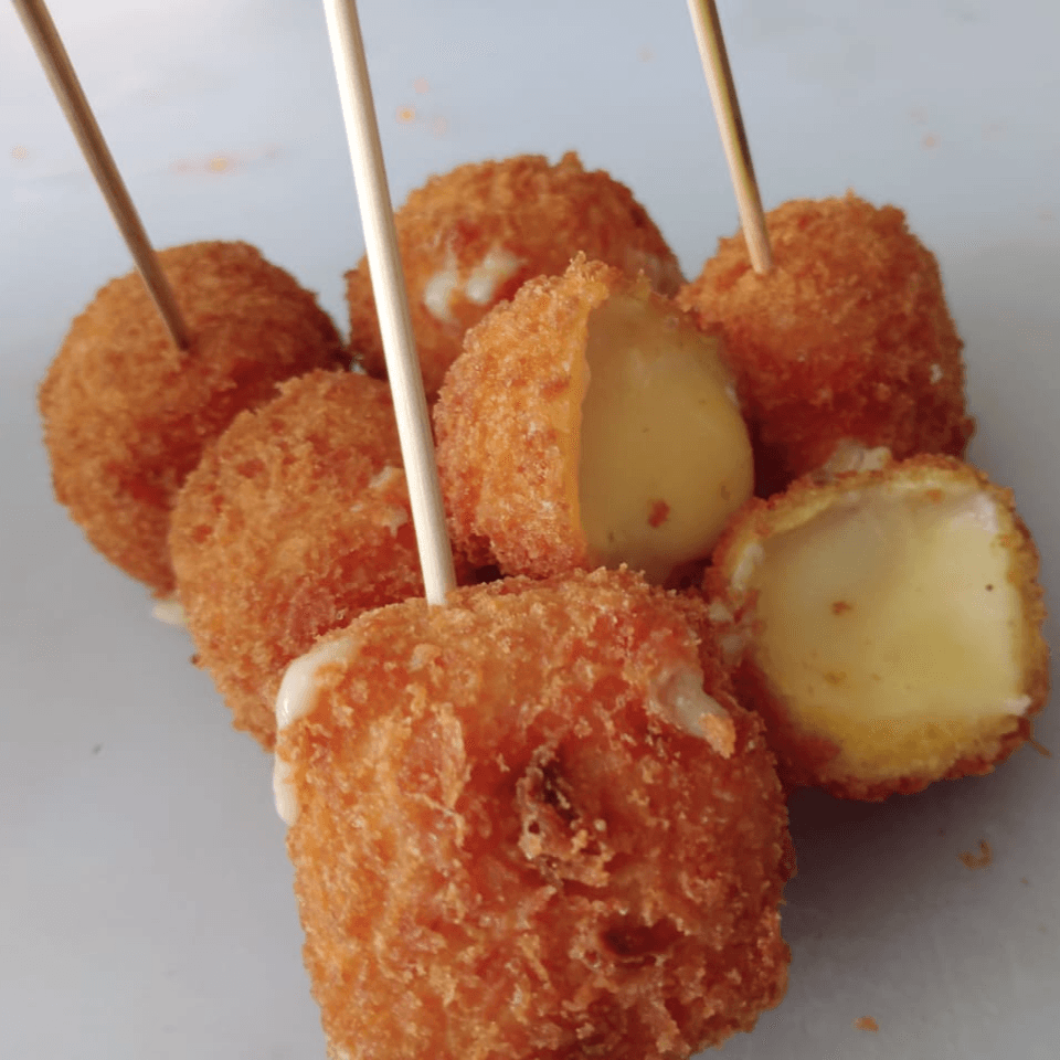 Kushiages de Queso