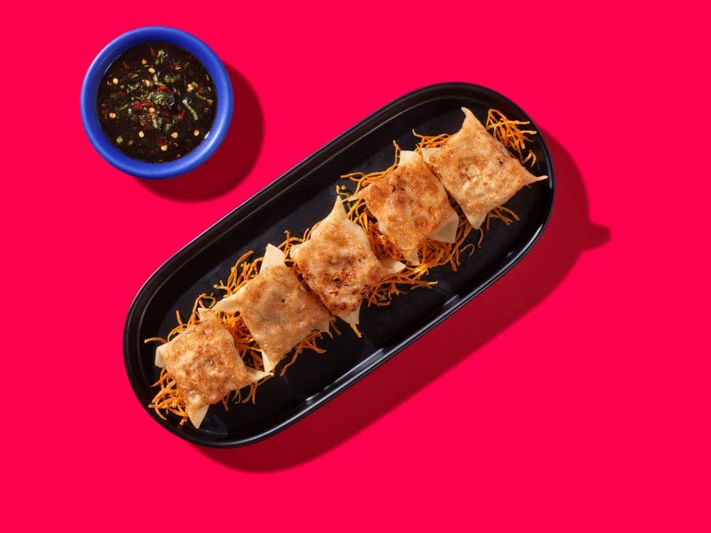 5 Gyozas de Manchego