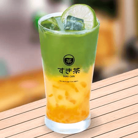 Calpis Matcha con Mango