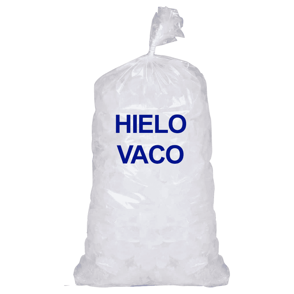 Hielo vaco en cubo 5 kgs bolsa