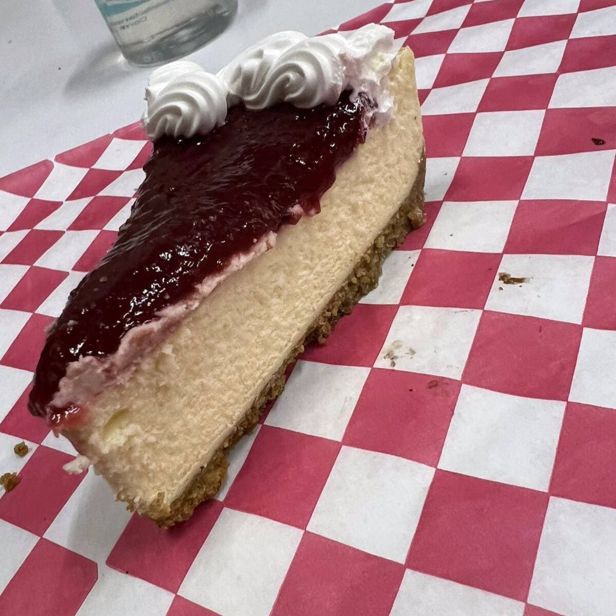 Rebanada de Pastel de Frambuesa