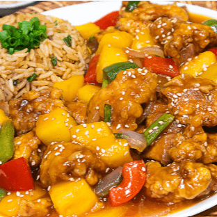 Pollo con Piña