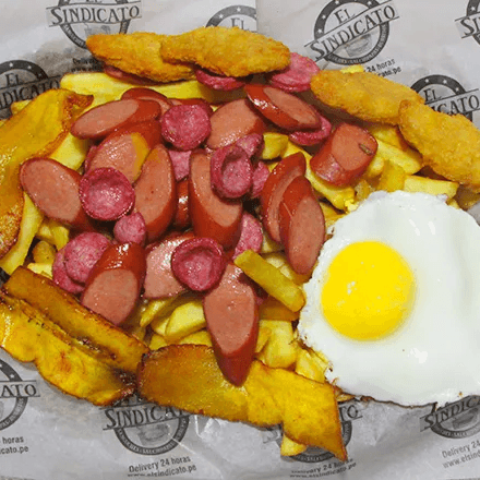 Salchipapa del Sindicato