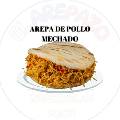 Arepa de Pollo Mechado