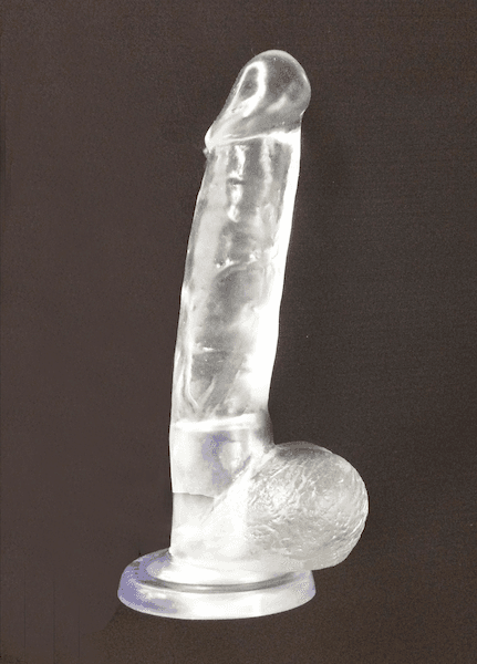 TOP CAT 8 INCH SLIM JELLY DONG WITH SUCTION CUP CY