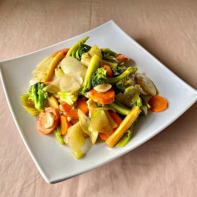 Verduras Salteadas en salsa de ostión
