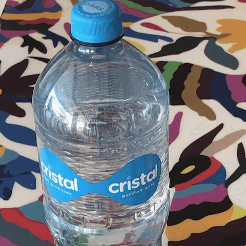 Botella de Agua Cristal