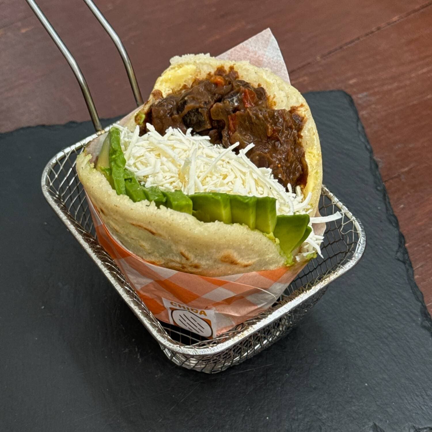 Arepa Bandera de México