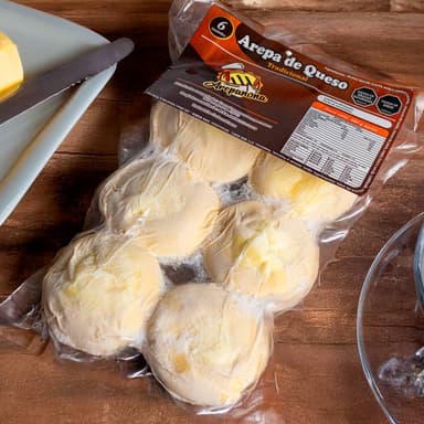 Arepa Jamón por 6 Congelados
