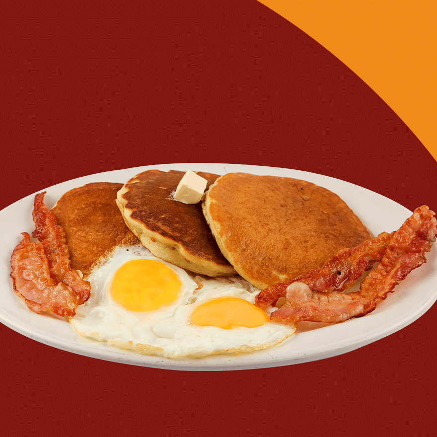 Hot Cakes Americanos (Huevos Estrellados)
